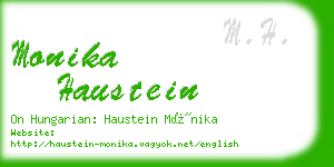 monika haustein business card